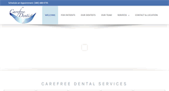 Desktop Screenshot of carefreedentists.com